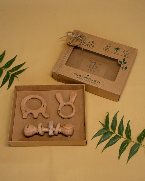 Woodland Collection Neem Wood Gift Set